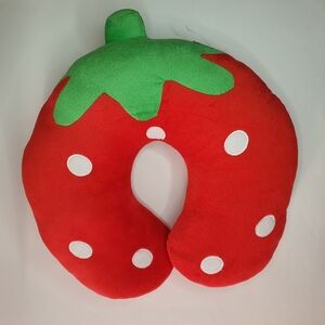 Strawberry Neck Pillow NWT + FREE GIFT